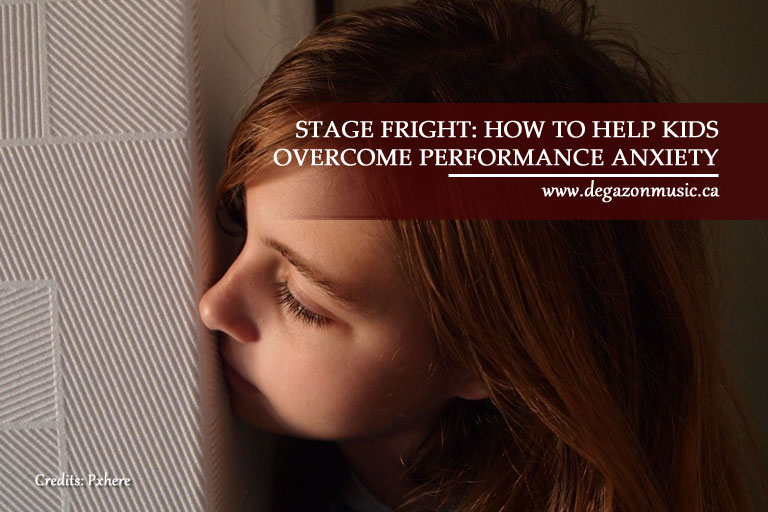 Stage Fright: how to help kids overcome performance anxiety